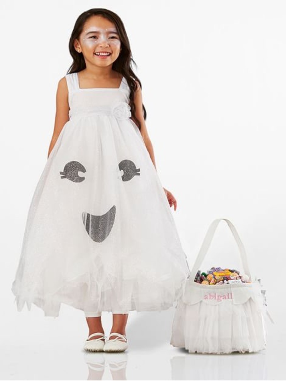 Pottery Barn Kids Light-Up Ghost Tutu Halloween Costume Dress - Picture 8 of 14
